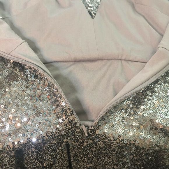 Badgley Mischka Women's Pewter 4 MSRP $487 - Picture 7 of 7